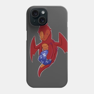 D20 Red Dragon Phone Case