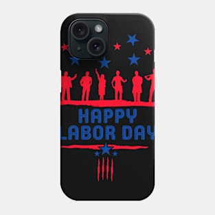 Happy Labor Day American Flag Holiday T Shirt Gift Phone Case