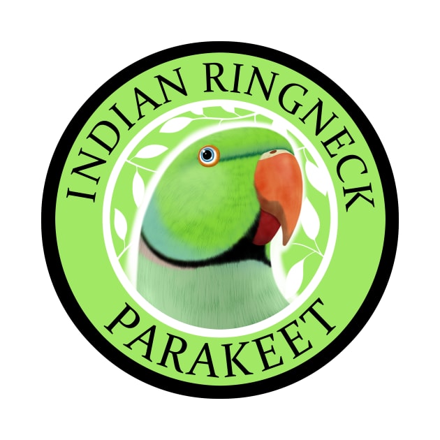 Indian Ring-Neck Parrot (Green) by OhikiStudio