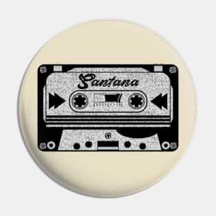 santana cassette Pin