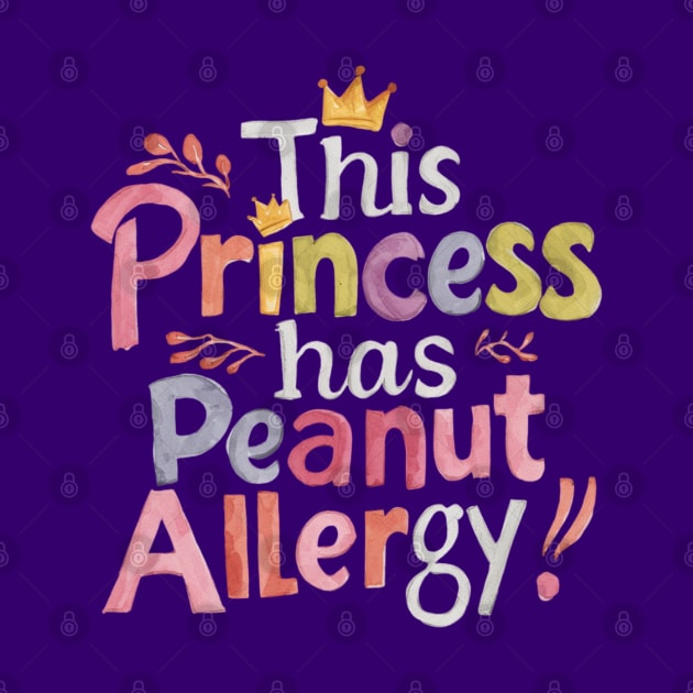 This Princess's Peanut Allergy Alert by CozyNest