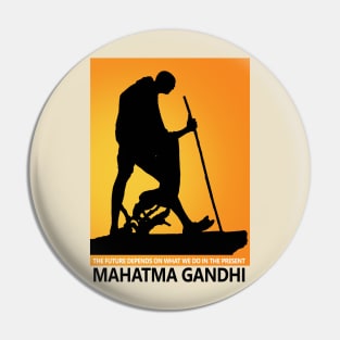 Mahatma Gandhi Father of the Nation Pin