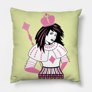 Queen of Diamonds Pillow