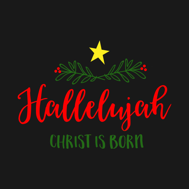 Disover Christmas Hallelujah - Christmas - T-Shirt