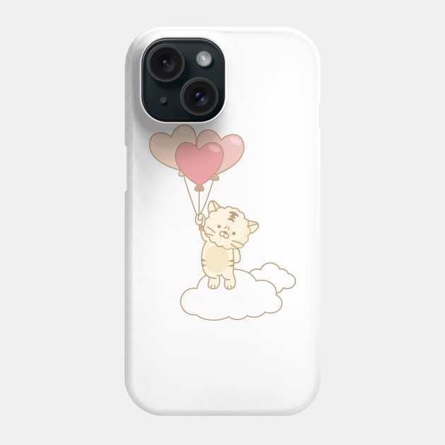 Balloon Tiger Phone Case by choiyoojin