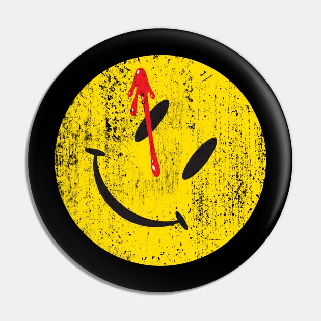 Watchmen Smiley Pin by Artboy