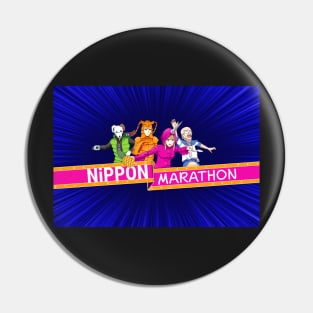 Nippon Marathon: MAIN CHARACTER ART Pin