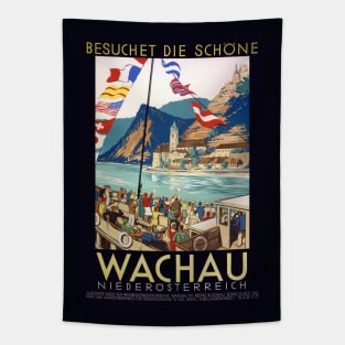 Wachau Austria Vintage Poster 1930 Tapestry