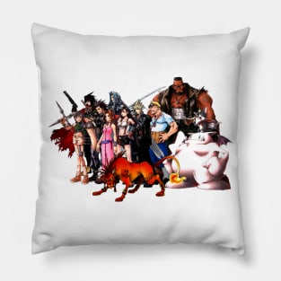 Old School FF 7 Pillow