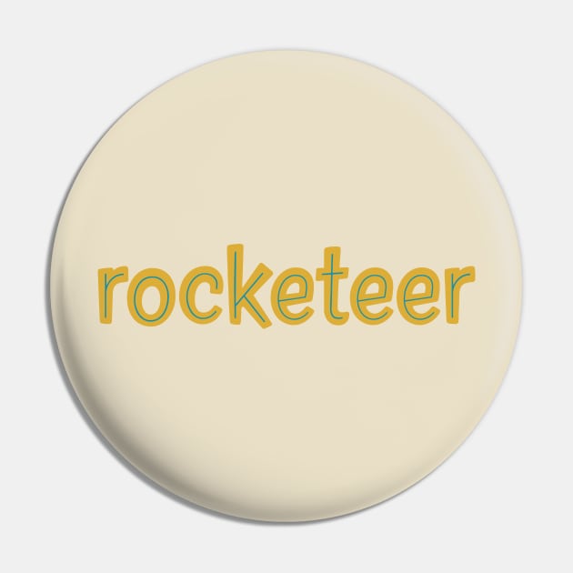 rocketeer - 1955 Gold Pin by Eugene and Jonnie Tee's