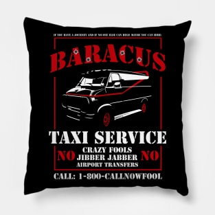 B.A. Baracus Taxi Service Pillow