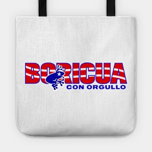 Boricua con orgullo Tote