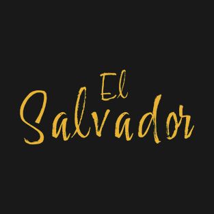 El Salvador plain text Salvadorian Merch, Cipote, Pupusas T-Shirt