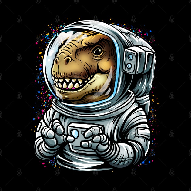 Dinosaur Astronaut by BDAZ