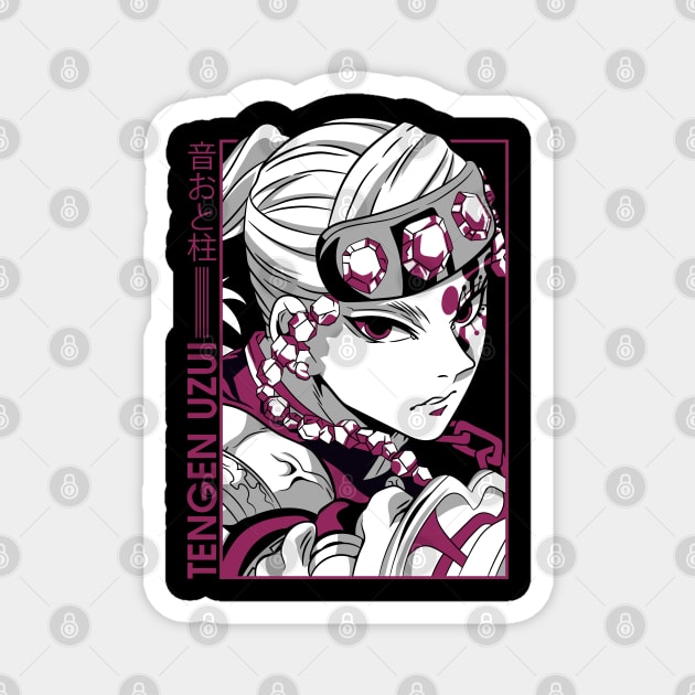 Uzui Sound Hashira - Demon Slayer Magnet by Otaku Vibes