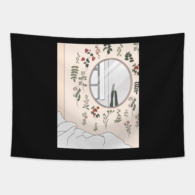 Flower Wall Tapestry by yphien