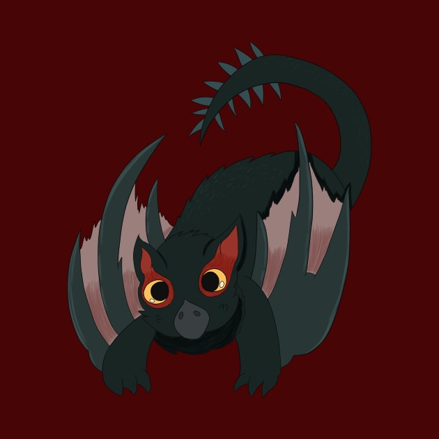 Monster Hunter- Cute Nargacuga by Bestiary Artistry