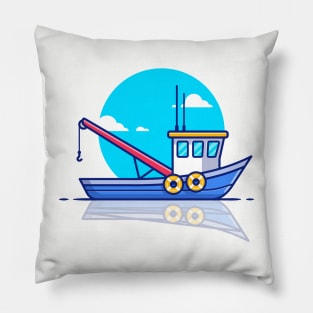 Trawler Boat Ship Pillow