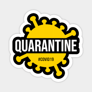 Quarantine white Magnet