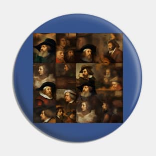 Rembrandt Paintings Mashup Pin