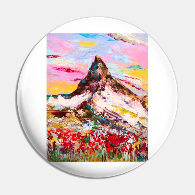 Matterhorn. The Pyramidal Peak Pin by NataliaShchip