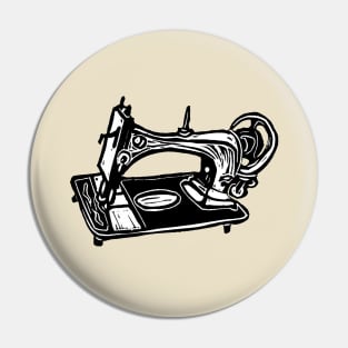 Vintage Sewing Machine Pin