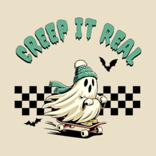 Retro Halloween Creep It Real T-Shirt