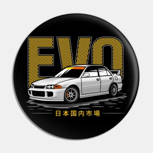 JDM car Mitsubishi Lancer Evo Pin