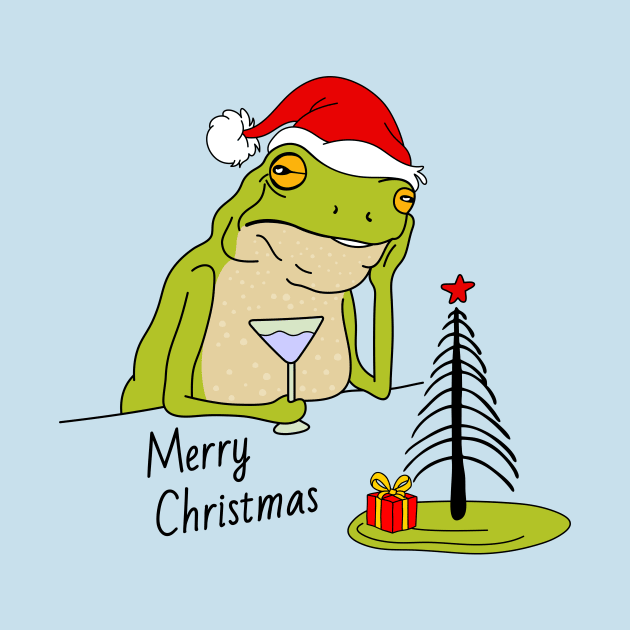 Frog and christmas by My Happy-Design