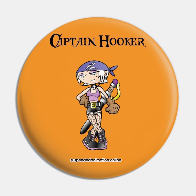 Captain Hooker Purple Gear Pin by tyrone_22