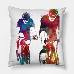 Cycling Bike sport art #cycling #sport #biking Pillow