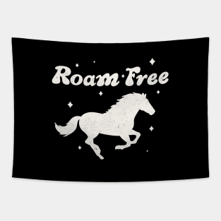 Wanderlust Wild and Free Horse Tapestry