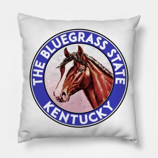 Lexington Kentucky Horse Racing The Bluegrass State Man O War Pillow