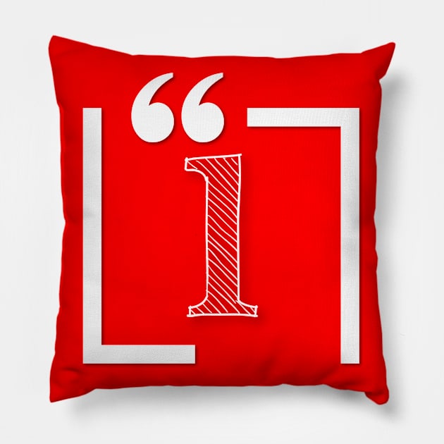 Letter L: Monogram Initial letter l Pillow by EightBats