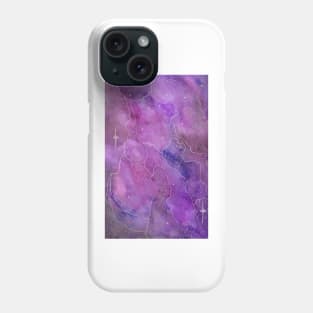 Purple Galaxy Phone Case