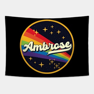 Ambrose // Rainbow In Space Vintage Style Tapestry