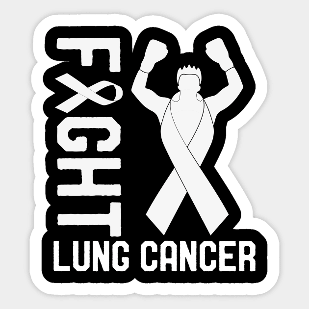 Personalized Lung Cancer Ribbon  White Cancer Ribbon – Funeral