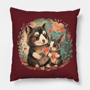 Cute lovely animals cute animals valentines day gift ideas for kids and adults Pillow