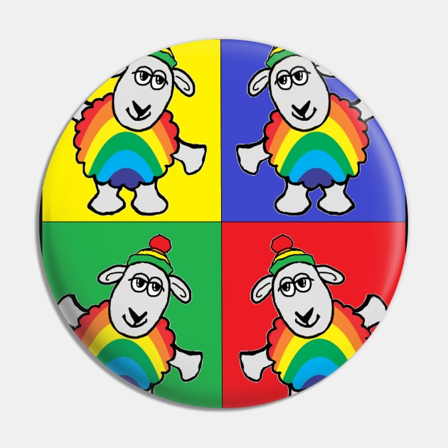 Sheep,Tattoo,rainbow,pop 2 by LowEndGraphics Pin by LowEndGraphics