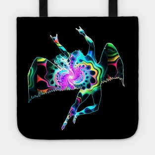 HEAVY METAL ANGEL - psychedelic 60's Tote