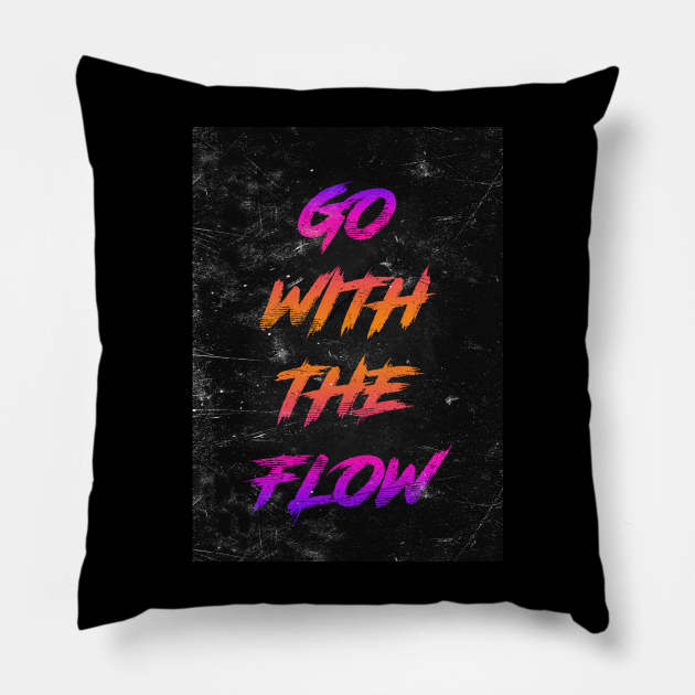 Go with the flow Pillow by Durro