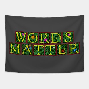 Words Matter - William Morris letters Tapestry