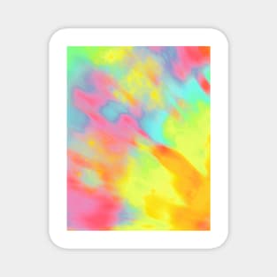 Tie dye abstract art Magnet