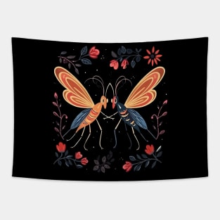 Mosquito Valentine Day Tapestry