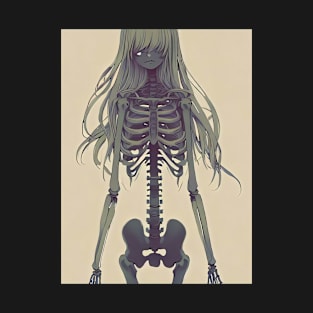 Anime Girl Skeleton T-Shirt