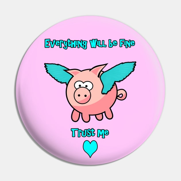 Flying pigs Pin by RandomGoodness