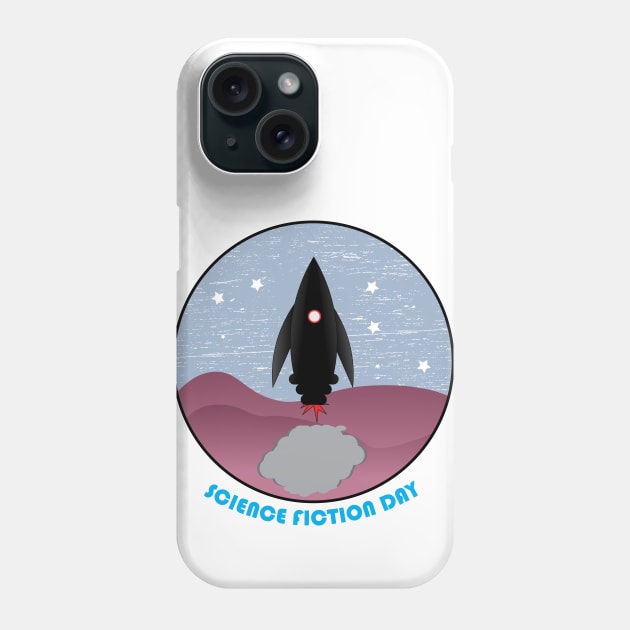 Science Fiction Day Phone Case by Mathew Graphic