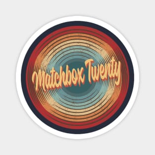 Matchbox Twenty Vintage Circle Magnet