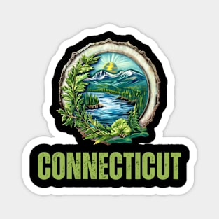 Connecticut State USA Magnet
