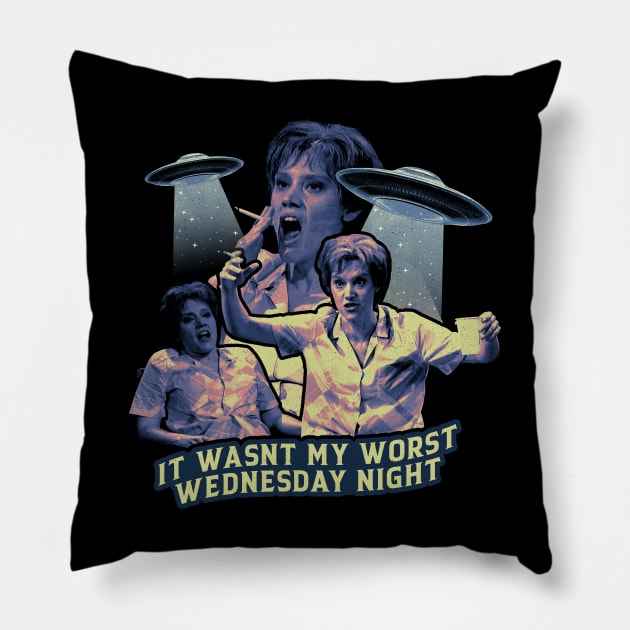 Kate McKinnon It Wasnt My Worst Wednesday Night Pillow by Simbada Darurat